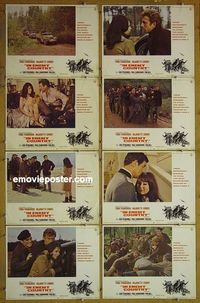 m350 IN ENEMY COUNTRY complete set of 8 lobby cards '68 Tony Franciosa, WWII