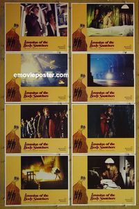 m361 INVASION OF THE BODY SNATCHERS complete set of 8 lobby cards '78 Sutherland