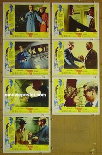 m813 IPCRESS FILE 7 lobby cards '65 Michael Caine as a spy!