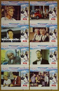 m366 IQ 8 English lobby cards '94 Meg Ryan, Tim Robbins, Fred Schepisi