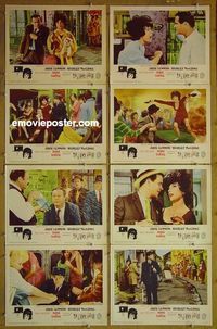 m367 IRMA LA DOUCE complete set of 8 lobby cards '63 Billy Wilder, Jack Lemmon