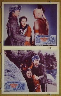 n301 IROQUOIS TRAIL 2 lobby cards '50 George Montgomery