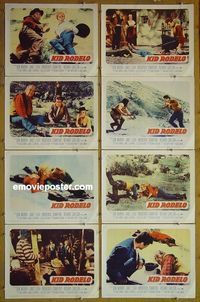 m388 KID RODELO complete set of 8 lobby cards '66 Don Murray, Janet Leigh