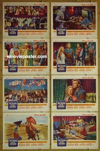 m392 KING RICHARD & THE CRUSADERS complete set of 8 lobby cards '54 Rex Harrison