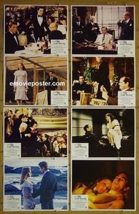 m398 LAST TYCOON complete set of 8 lobby cards '76 De Niro, Robert Mitchum