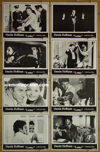 m402 LENNY complete set of 8 lobby cards '74 Hoffman, Perrine, Fosse