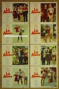 m405 LI'L ABNER complete set of 8 lobby cards '59 Julie Newmar, Peter Palmer