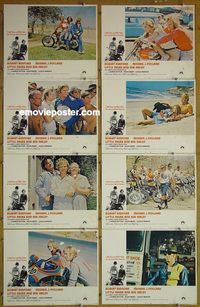 m409 LITTLE FAUSS & BIG HALSY complete set of 8 lobby cards '70 Robert Redford