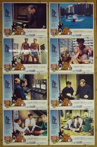 m414 LIVE A LITTLE STEAL A LOT complete set of 8 lobby cards '75 Robert Conrad