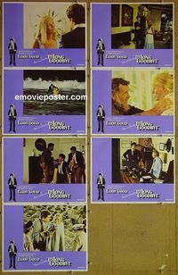 m828 LONG GOODBYE 7 lobby cards '73 Elliott Gould, film noir