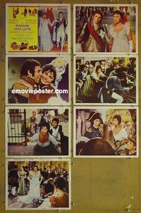 m831 MADAME 7 lobby cards '63 Sophia Loren, Robert Hossein