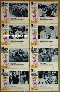 m432 MAN WHO HAD POWER OVER WOMEN complete set of 8 lobby cards '70 Rod Taylor