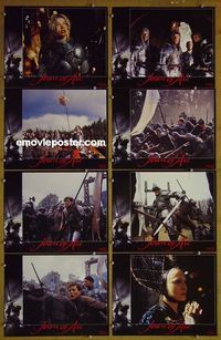 m445 MESSENGER complete set of 8 lobby cards '99 Milla Jovovich, Dustin Hoffman