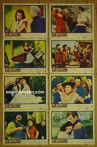 m449 MIRACLE complete set of 8 lobby cards '59 Roger Moore, Carroll Baker