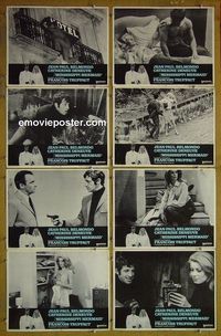m451 MISSISSIPPI MERMAID complete set of 8 lobby cards '70 Francois Truffaut