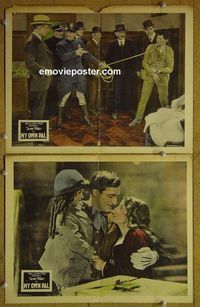 n331 MY OWN PAL 2 lobby cards '26 Tom Mix, Olive Borden