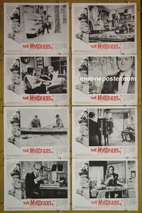 m463 MYSTIFIERS complete set of 8 lobby cards '66 Auclair, Dauphin