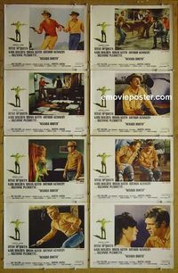 m468 NEVADA SMITH complete set of 8 lobby cards '66 Steve McQueen, Karl Malden