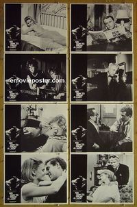 m483 NO WAY TO TREAT A LADY complete set of 8 lobby cards '68 Rod Steiger