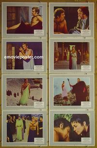 m488 OEDIPUS THE KING complete set of 8 lobby cards '68 Orson Welles