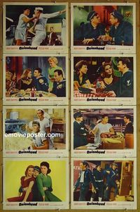 m498 ONIONHEAD complete set of 8 lobby cards '58 Andy Griffith, Felicia Farr