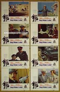 m499 ONLY WHEN I LARF complete set of 8 lobby cards '69 Richard Attenborough