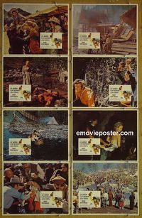 m505 PAINT YOUR WAGON complete set of 8 lobby cards '69 Eastwood, Marvin