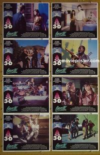m507 PARASITE complete set of 8 lobby cards '82 3D, Demi Moore