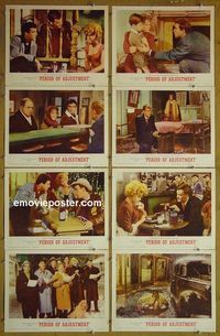 m513 PERIOD OF ADJUSTMENT complete set of 8 lobby cards '62 Jane Fonda, Franciosa
