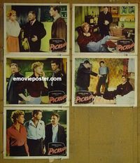 n047 PICKUP 5 lobby cards '51 classic bad girl!