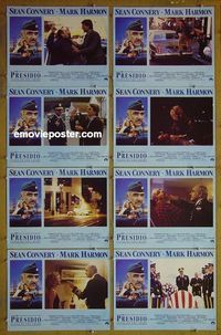 m523 PRESIDIO complete set of 8 lobby cards '88 Sean Connery, Mark Harmon