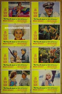 m526 PRIVATE NAVY OF SGT O'FARRELL complete set of 8 lobby cards '68 Bob Hope