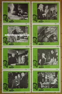 m545 REPTILE complete set of 8 lobby cards '66 snake Hammer horror!