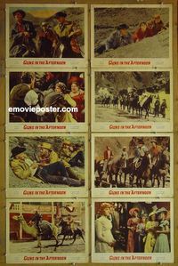 m548 RIDE THE HIGH COUNTRY complete set of 8 lobby cards '62 rare alternate title