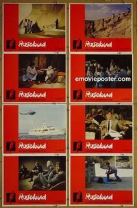 m563 ROSEBUD complete set of 8 lobby cards '75 Otto Preminger, O'Toole