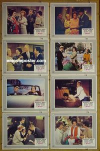 m564 ROSIE complete set of 8 lobby cards '67 Rosalind Russell, Sandra Dee