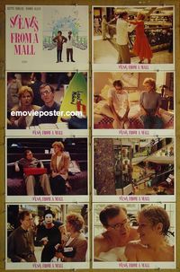 m573 SCENES FROM A MALL complete set of 8 lobby cards '91 Woody Allen, Bette Midler