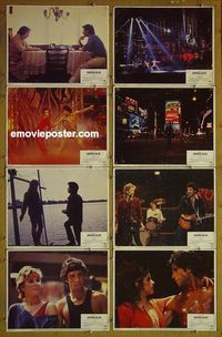 m607 STAYING ALIVE complete set of 8 lobby cards '83 John Travolta, Stallone