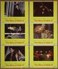m991 STORY OF ADELE H 6 lobby cards '75 Francois Truffaut
