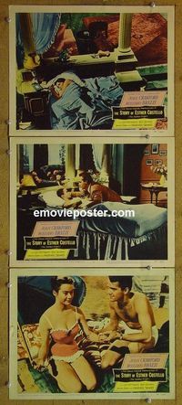 n204 STORY OF ESTHER COSTELLO 3 lobby cards '57 Heather Sears
