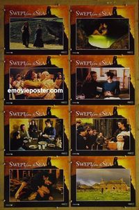 m615 SWEPT FROM THE SEA complete set of 8 lobby cards '97 Rachel Weisz