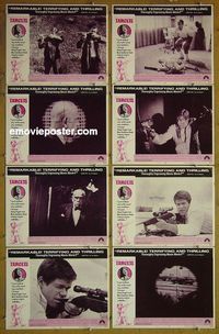 m623 TARGETS complete set of 8 lobby cards '68 Boris Karloff, Peter Bogdanovich