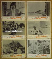 m994 THAT MAN FROM RIO 6 lobby cards '64 Jean-Paul Belmondo