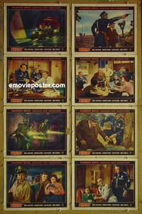 m633 THEM complete set of 8 lobby cards '54 classic giant bugs!