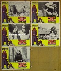 n054 THEY CALL HER ONE EYE 5 lobby cards '74 No limits of evil!