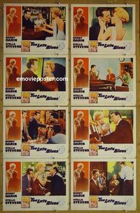 m649 TOO LATE BLUES complete set of 8 lobby cards '62 John Cassavetes