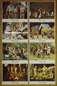 m658 TRADER HORN complete set of 8 lobby cards '73 Rod Taylor, Anne Heywood