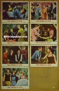 m887 TUNNEL OF LOVE 7 lobby cards '58 Doris Day, Richard Widmark