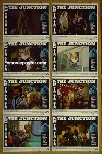 m674 UP THE JUNCTION complete set of 8 lobby cards '68 Suzy Kendall