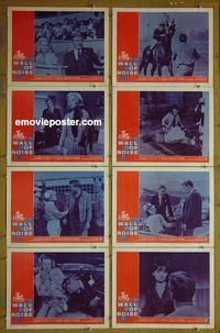 m689 WALL OF NOISE complete set of 8 lobby cards '63 Suzanne Pleshette